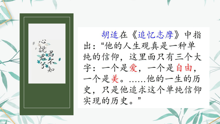 42《雪花的快乐》 课件(共30张PPT)《大学语文》（高教版）