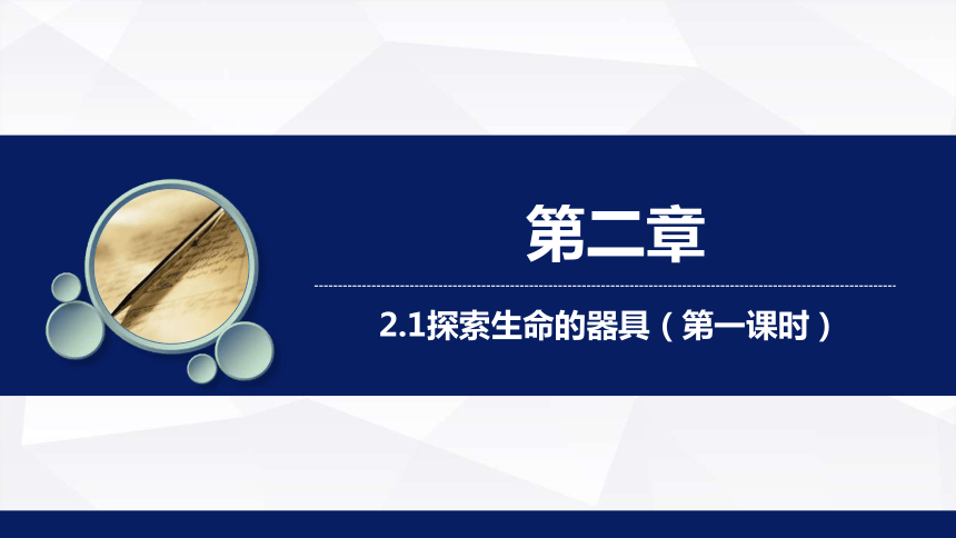 2.1  探索生命的器具（第一课时）课件(共23张PPT)2023-2024学年苏教版生物七年级上册