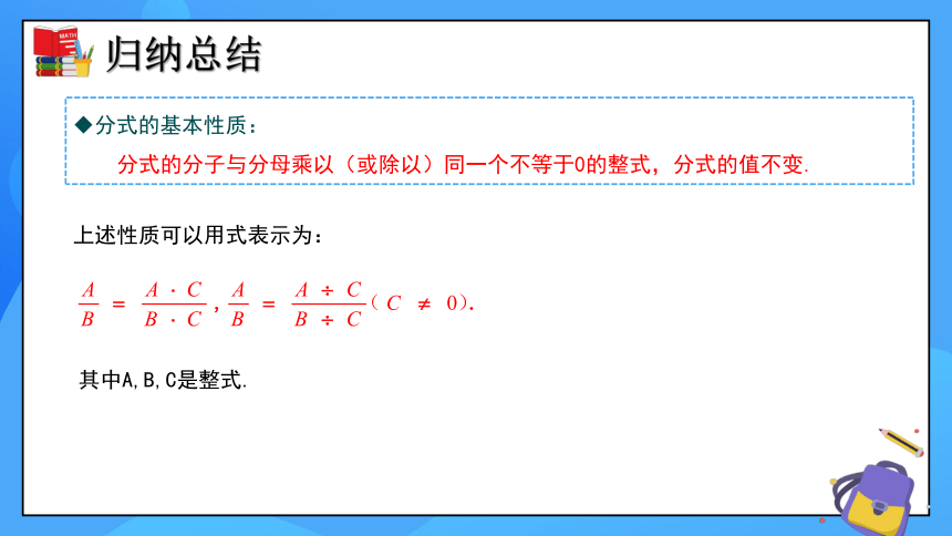5.1 认识分式（第2课时）同步课件(共21张PPT)