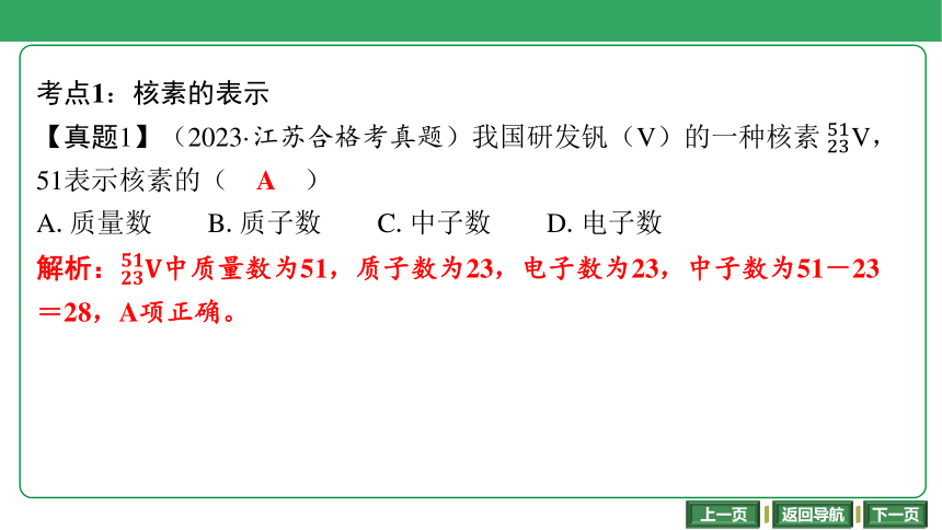 第25讲　原子结构（共40张PPT）-2024年江苏省普通高中学业水平合格性考试化学复习
