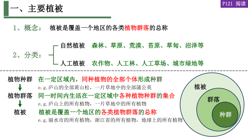 5.1主要植被与自然环境课件2023-2024学年高中地理湘教版（2019）必修一（58张）