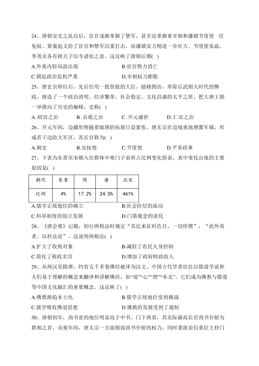 清海省西宁市海湖中学2022-2023学年高一上学期期中考试历史试卷(含解析)