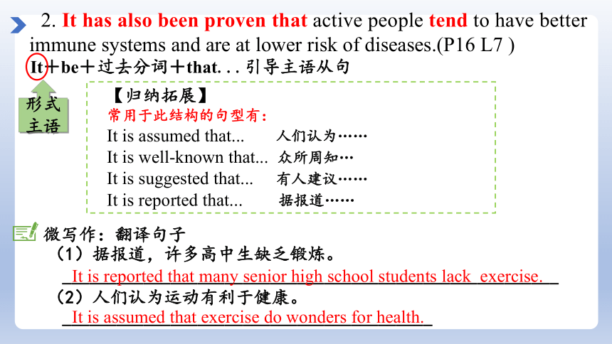 牛津译林版（2019）必修 第二册Unit 2 Be sporty,be healthy Reading Language points 课件(共21张PPT)