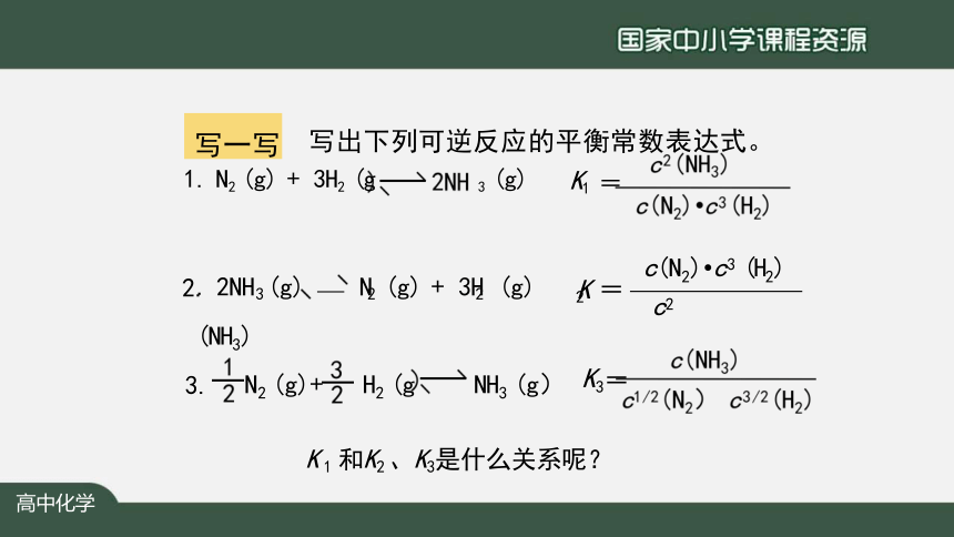 高中化学 人教版（2019） 选择性必修1 2.2 化学平衡 课件（共47张PPT）