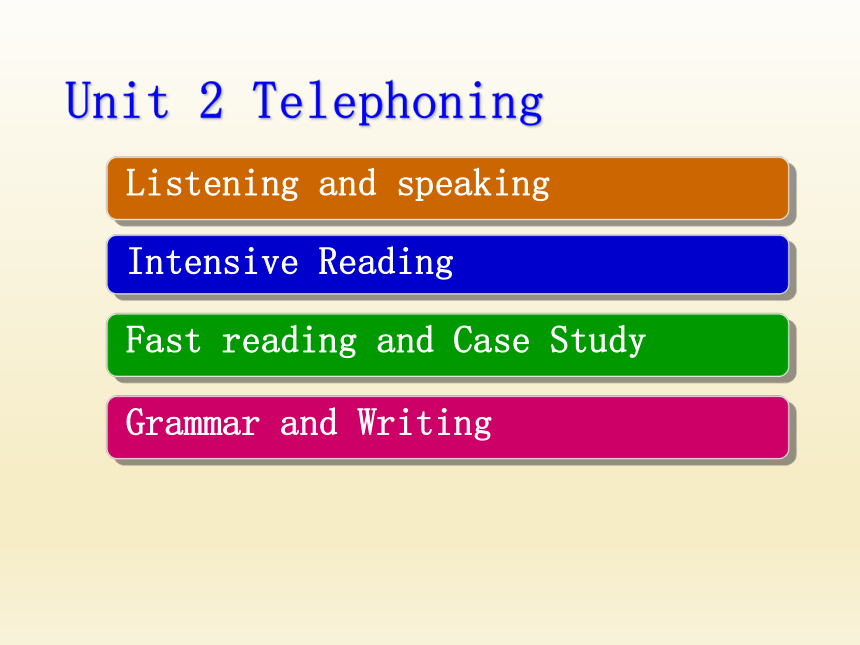 Unit 2 Telephoning 课件(共23张PPT)-《商务英语》同步教学（人民邮电版）