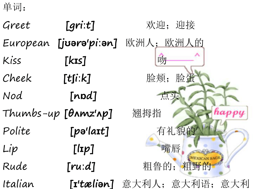 Unit 7 Know Our World.Lesson 40 Body Language.课件