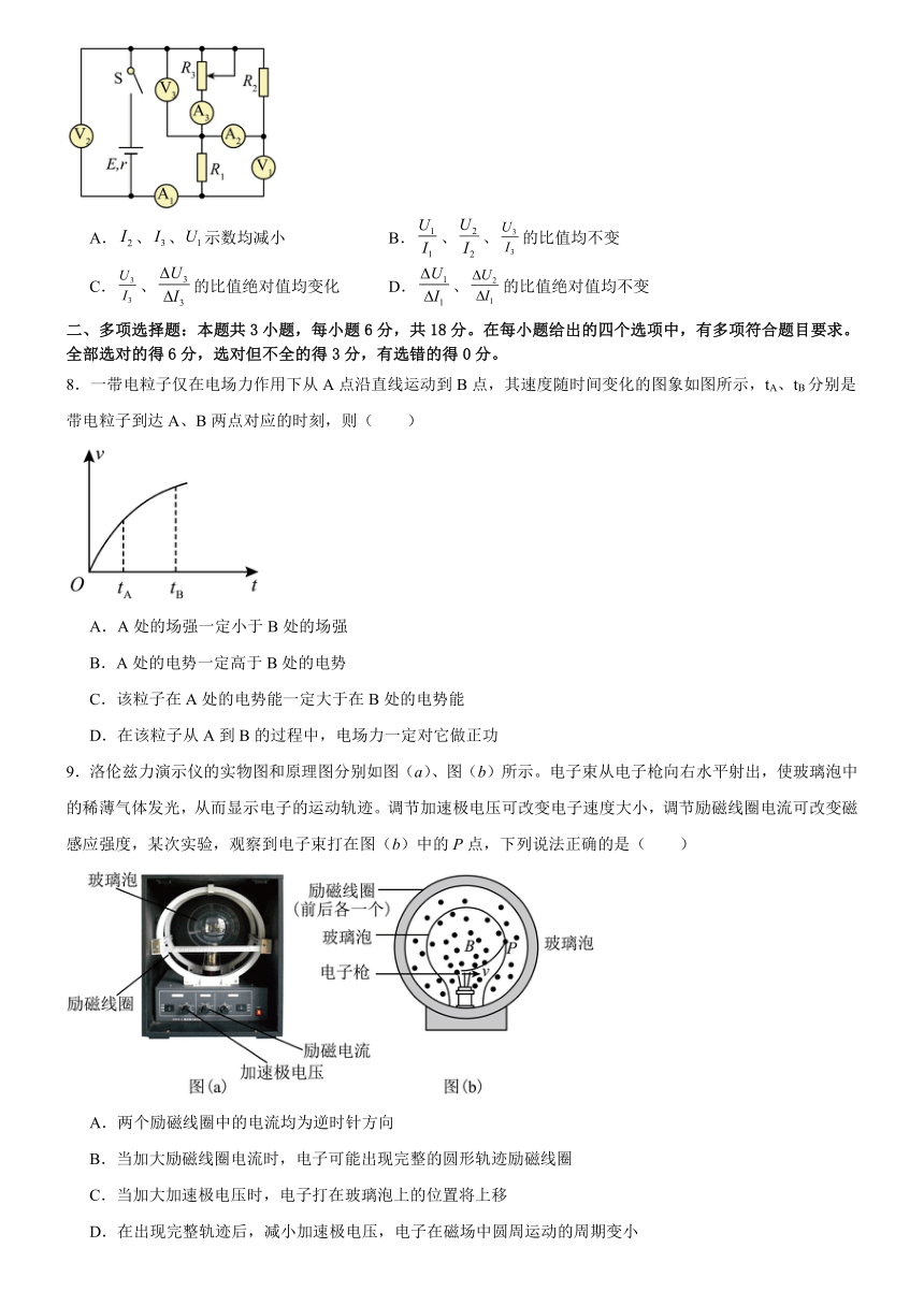 广东省广州市重点高中2023-2024学年高二上学期12月月考物理试卷（含解析）