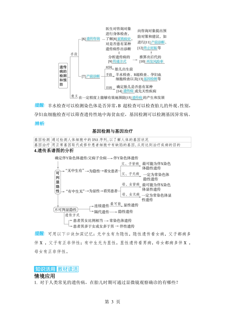 生物学高考备考学案：5-4 人类遗传病（含答案）