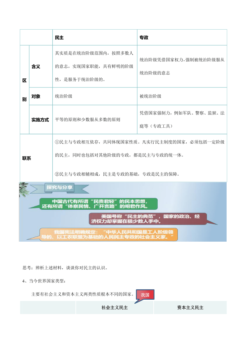 【核心素养目标】1.1 国家是什么 教学设计-2023-2024学年高二政治《当代国际政治与经济》统编版选择性必修1