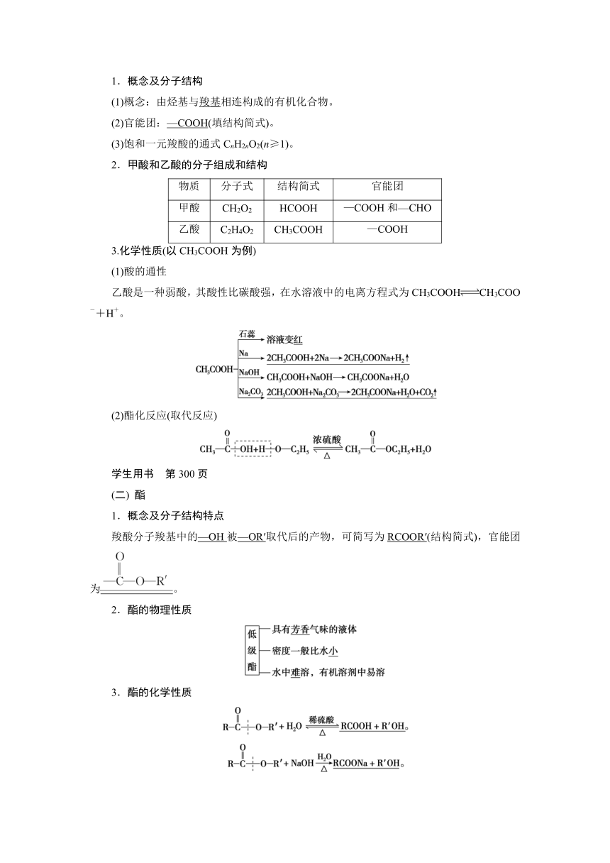 2024届高考化学一轮复习教案 66 第十二章 第62讲 醛、酮 羧酸 酯 酰胺