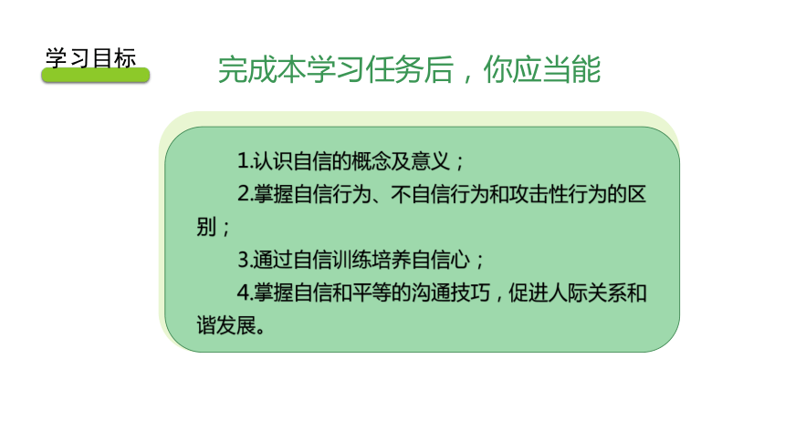 专题二  展现自我，自信表达 课件(共47张PPT) 《表达与沟通能力训练（第四版）》（高教版）