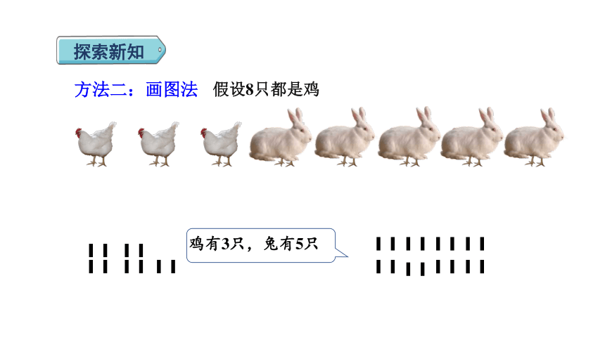 9.1鸡兔同笼  课件 (共21张PPT)人教版数学四年级下册