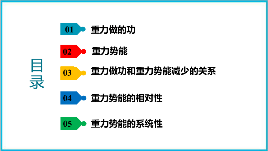 8.2 重力势能 第1课时 课件 2023-2024学年高一物理人教版(2019)必修第二册(共20张PPT)