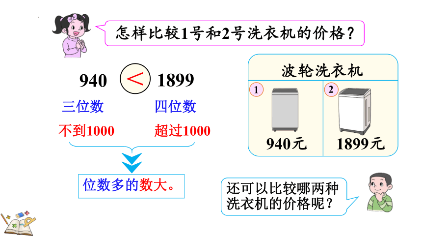 二年级下册数学人教版7.10 万以内数的大小比较课件(共18张PPT)