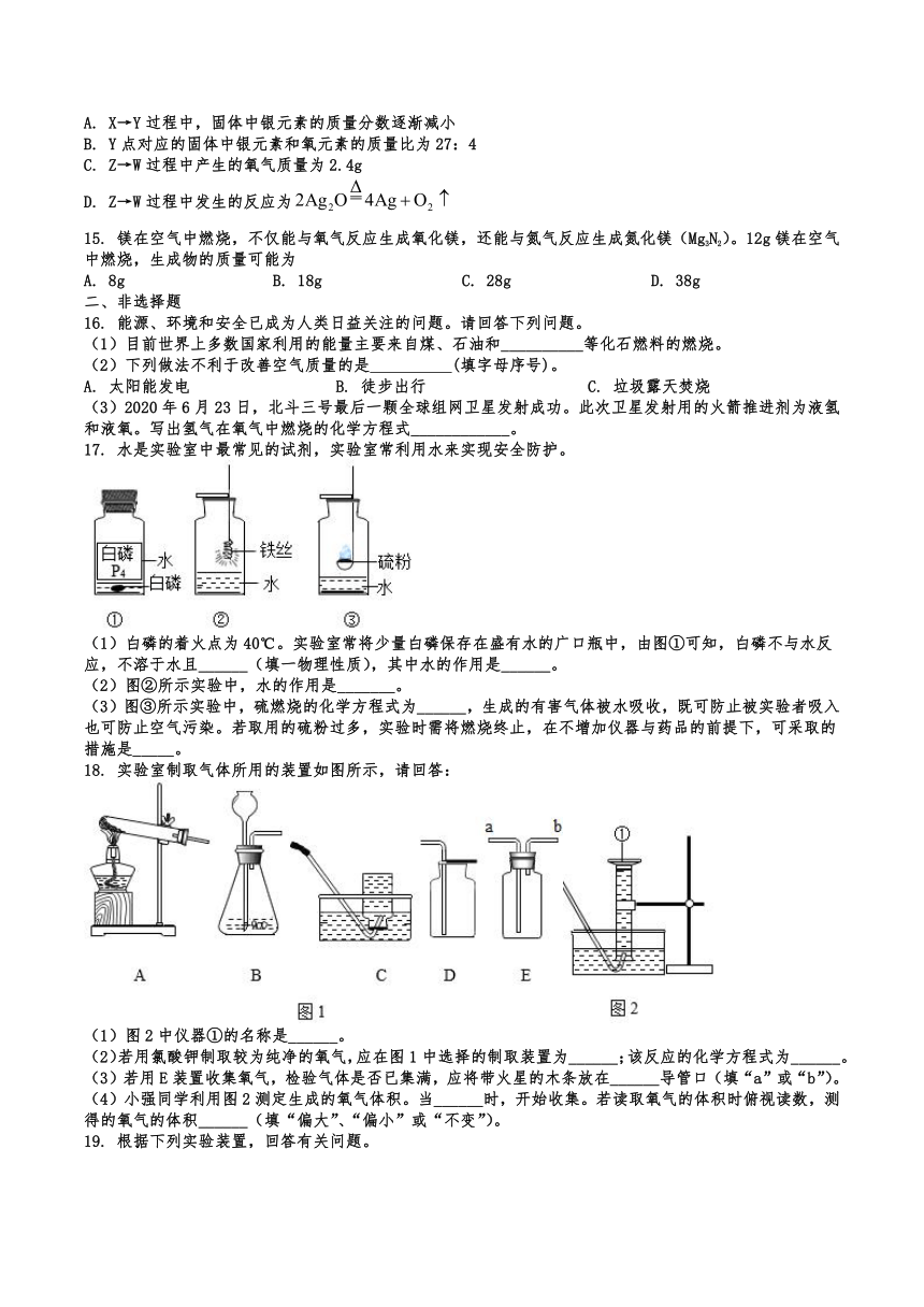 2024年中考化学专项复习---我们周围的空气（含解析）