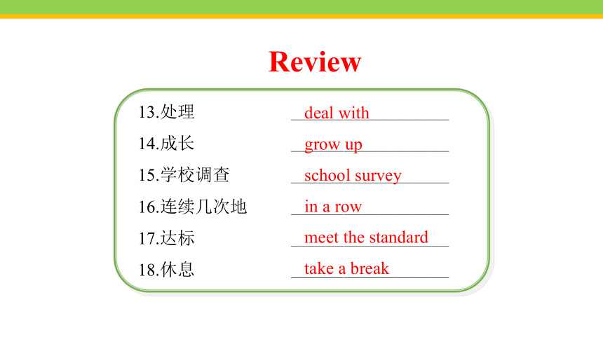 Unit 14 I remember meeting all of you in Grade 7 Section B 3a-Self Check课件(共29张ppt)人教版英语九年级全一册