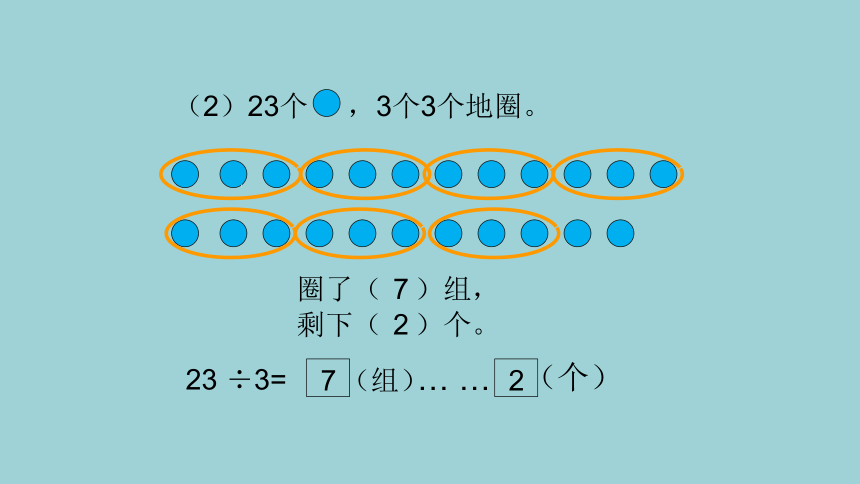 二年级下册数学课件 5.2 有余数的除法 西师大版 (共15张PPT)