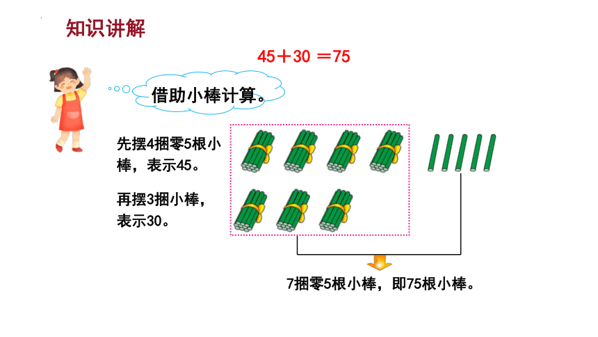 一年级下册数学苏教版4.2 两位数加整十数、一位数（不进位）课件(共19张PPT)