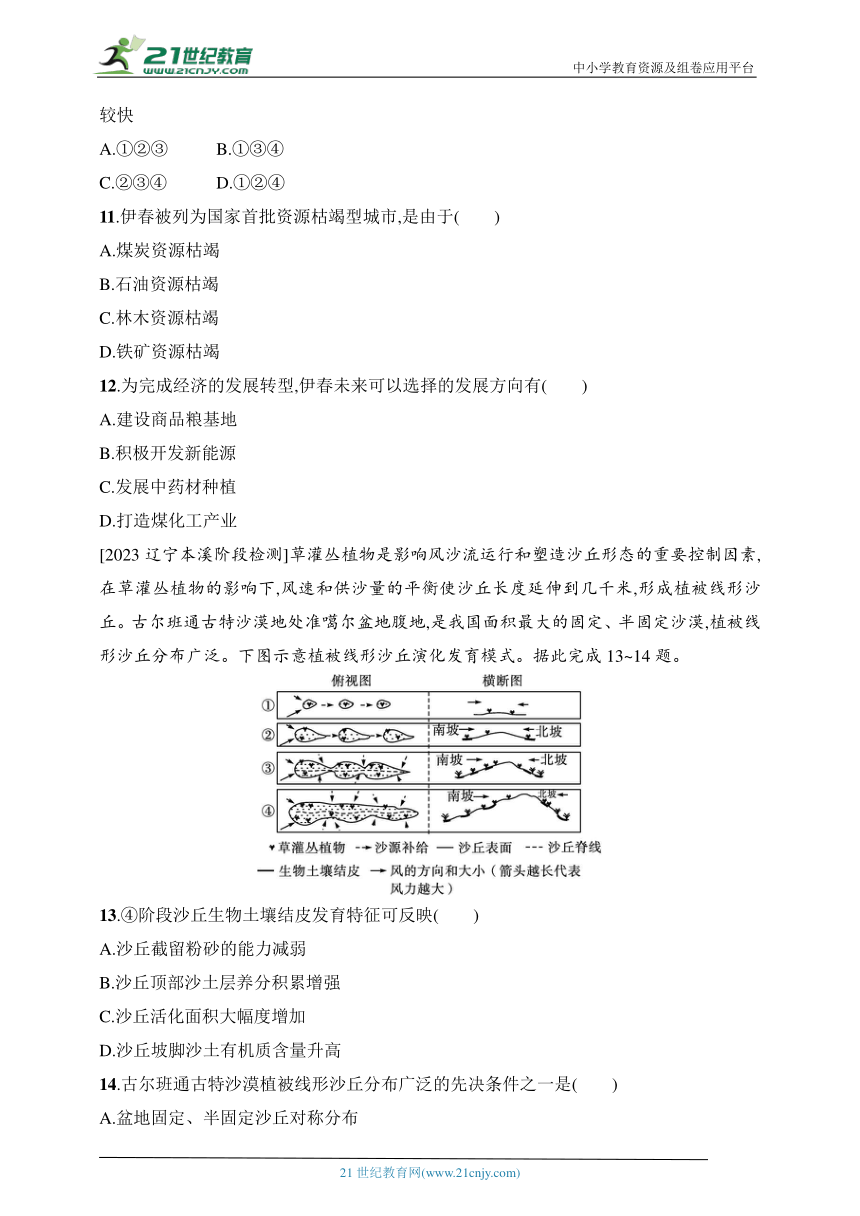 2024湘教版地理选择性必修2练习题--模块综合测评（含解析）