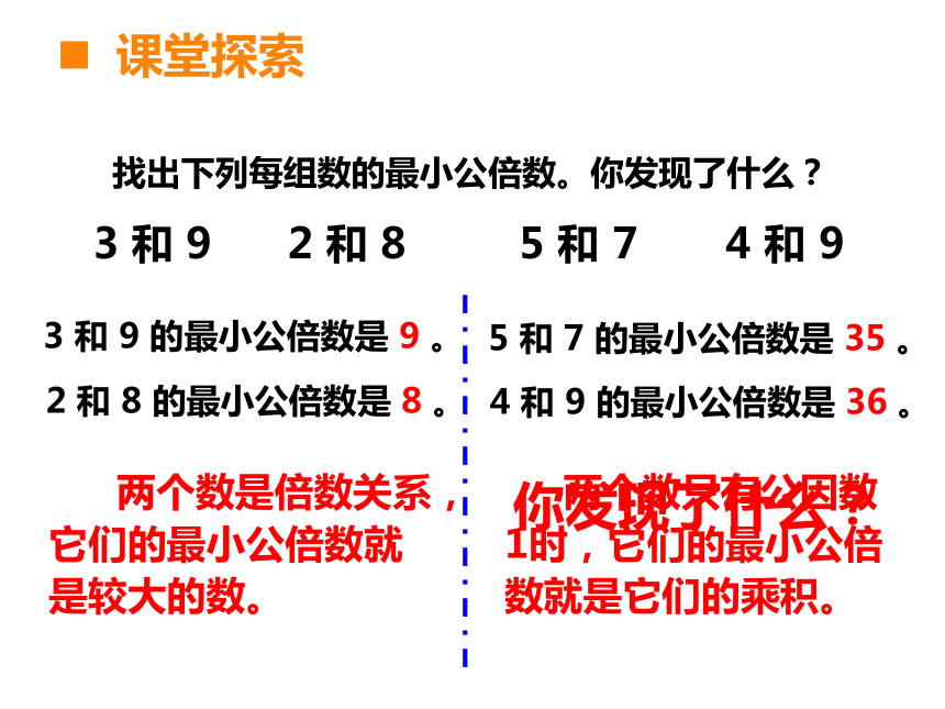 西师大版小学五年级数学下 1 公因数、公倍数 课件