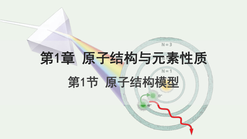 1.1 原子结构模型 课件 (共21张PPT)2023-2024学年高二化学鲁科版（2019）选择性必修2