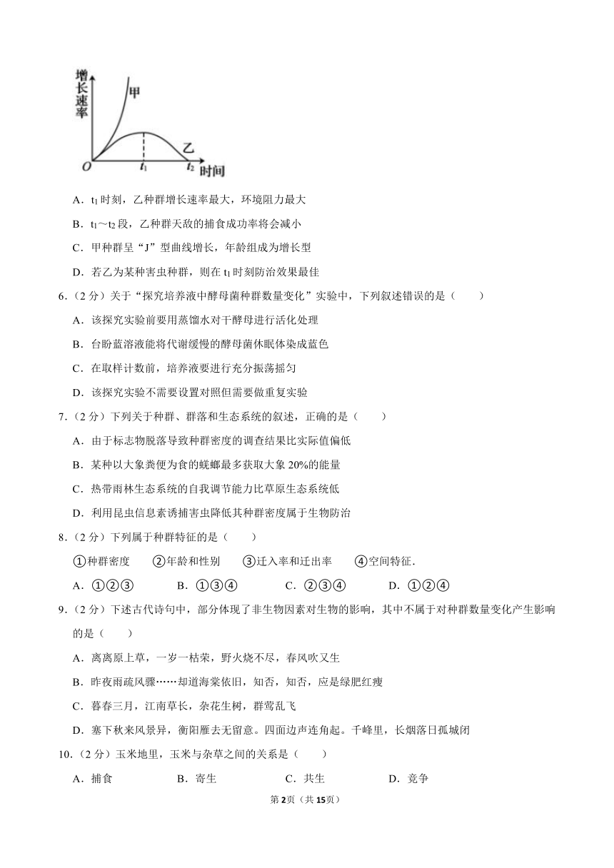 2023-2024学年河北省衡水市武强中学高二（上）期末生物模拟试卷（含解析）