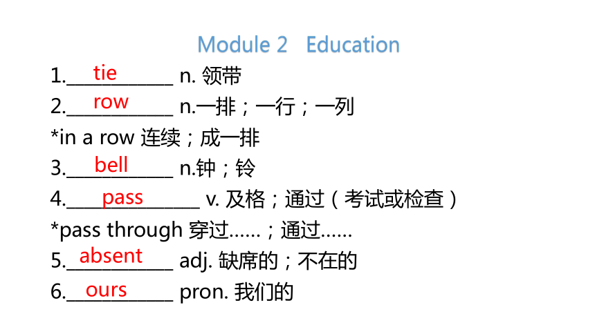 2024中考一轮复习（英语外研版）：教材梳理   九年级下册   Module 1~Module 4课件（62张PPT)