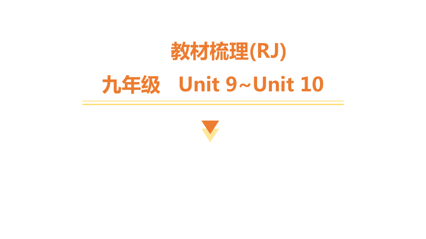 2024中考一轮复习（英语人教版）：教材梳理九年级   Unit 9~Unit 10课件（39张PPT)