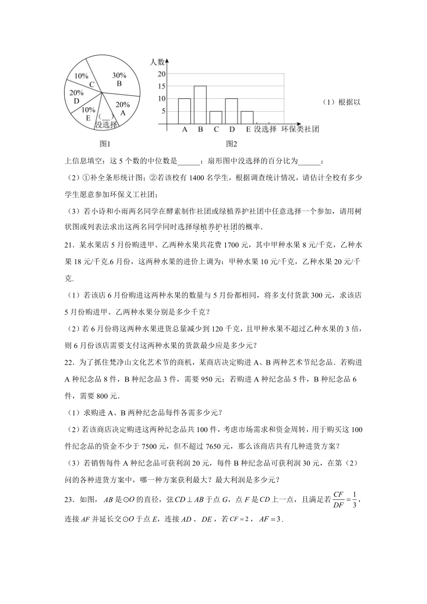 山东省淄博市淄川区淄川实验中学2023-2024学年九年级上学期期末数学模拟试题(含解析)