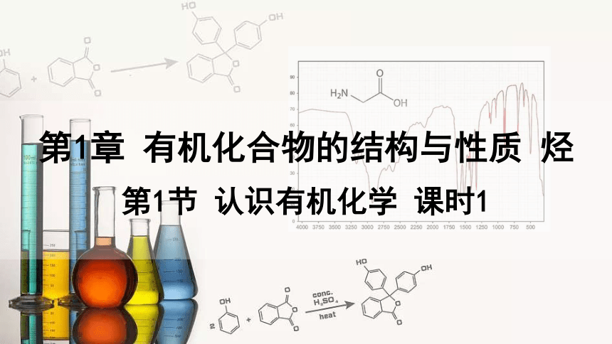 1.1.1 有机化学的发展 有机化合物的分类 课件(共27张PPT) 2023-2024学年高二化学鲁科版（2019）选择性必修3