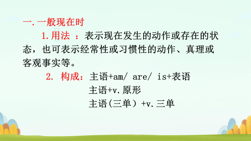 外研版中考英语语法复习：五大时态的综合运用课件（希沃版+PPT图片版）