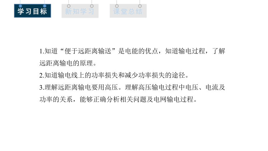 3.4 电能的输送  课件 2023-2024学年高二物理人教版（2019）选择性必修2(共24张PPT)