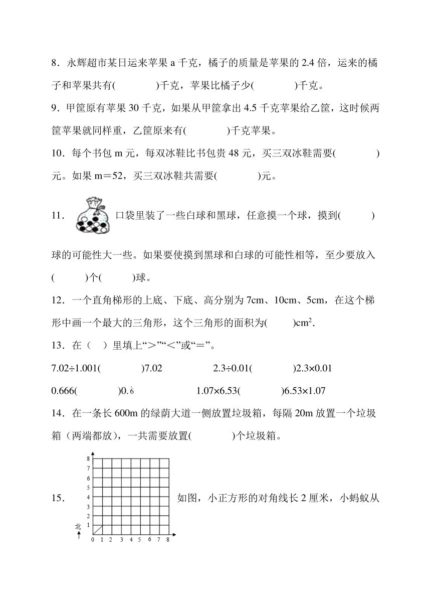 期末复习测评卷 人教版数学 五年级上册（2）（含解析）