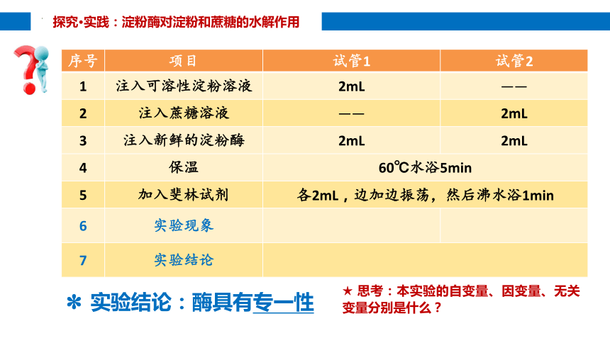 5.1降低化学反应活化能的酶（第2课时）(共31张PPT1份视频)课件 人教版必修1