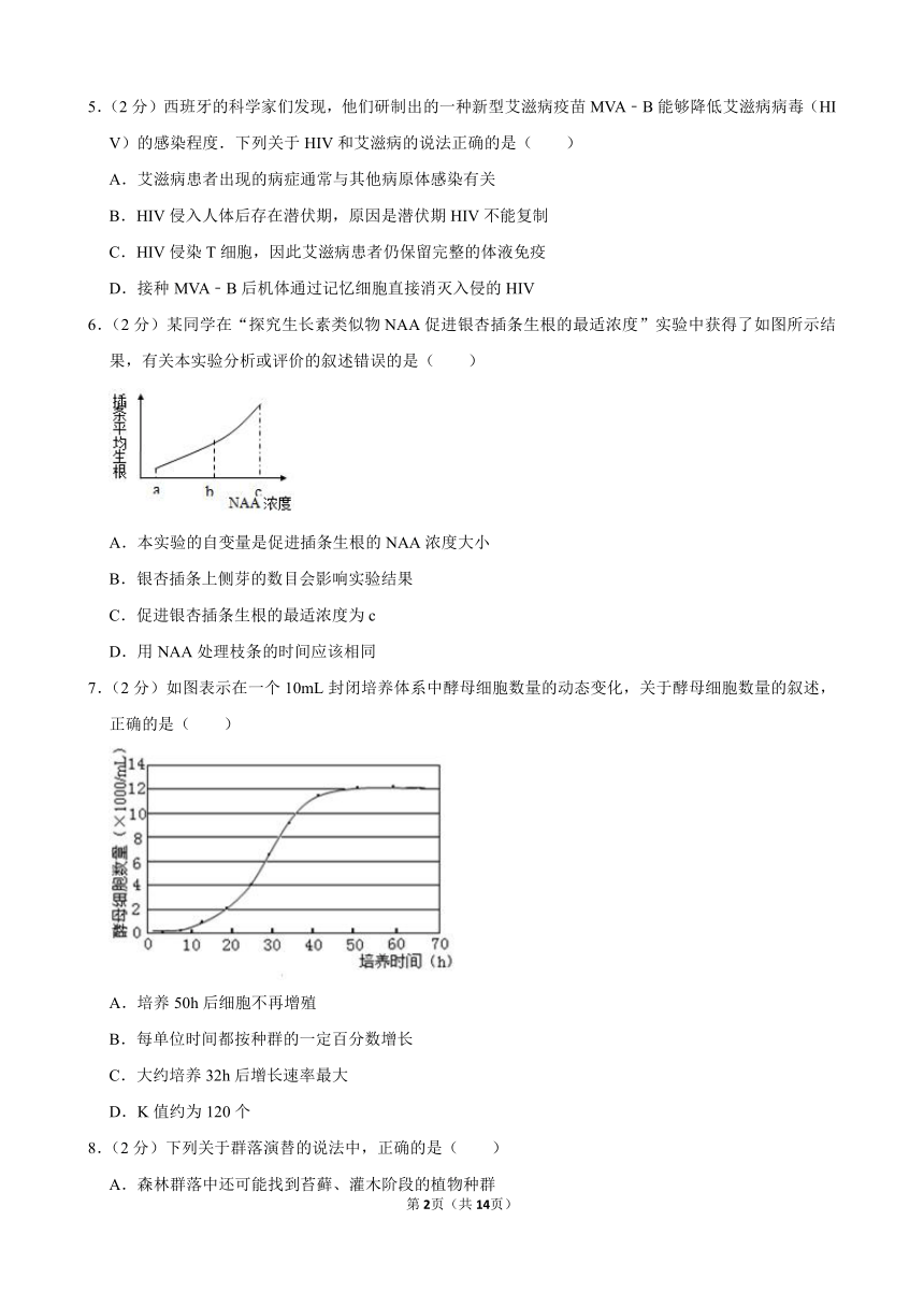 2023-2024学年湖南省张家界市高二（上）期末生物模拟试卷（含解析）