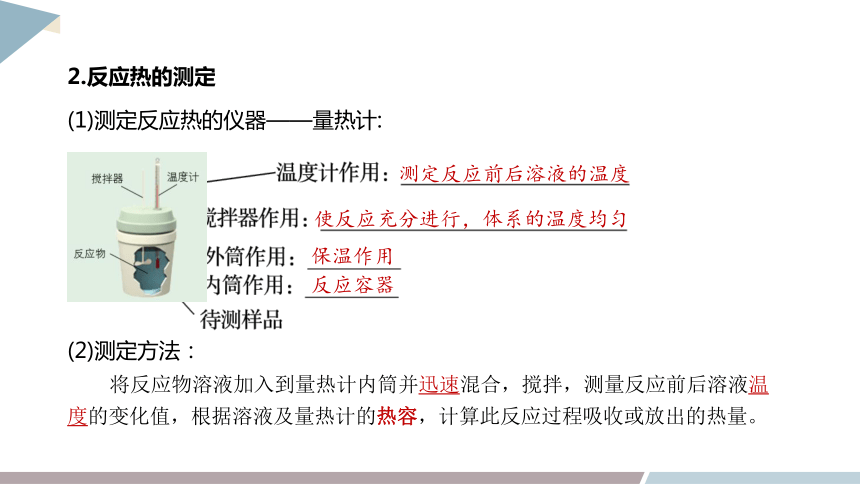 1.1 课时1 化学反应的反应热 焓变 课件(共20张PPT) 2023-2024学年高二化学鲁科版（2019）选择性必修1