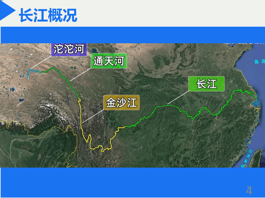 3.4 中国的河流与湖泊（第3课时）长江 课件( 25张PPT)   地理七年级上册 中图版
