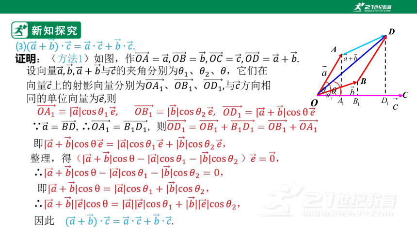 第六章      6.2.4  向量的数量积（第二课时）  课件(共20张PPT)