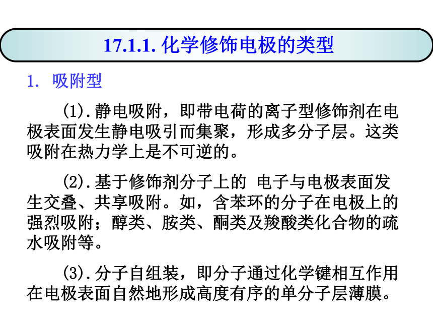 第17章  电分析化学新方法 课件(共28张PPT)- 《分析化学》同步教学（武汉大学版）