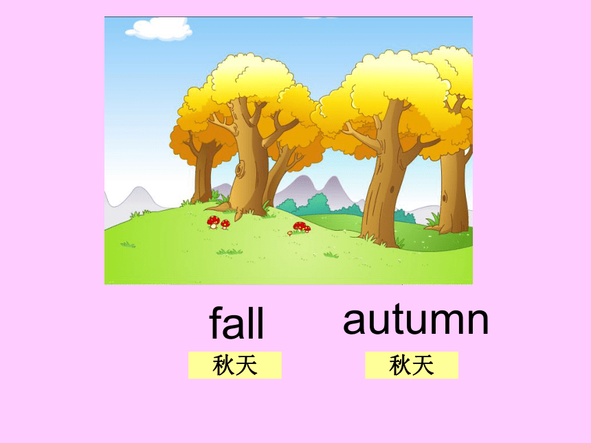 Unit One Seasons and weather (Words 1 & Target)