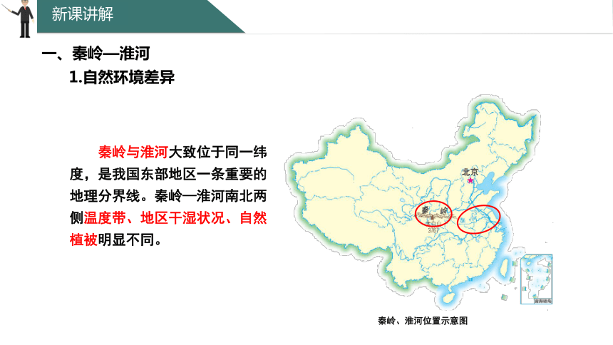 5.2重要的地理分界线课件（共25张PPT） 粤教版八年级下册地理