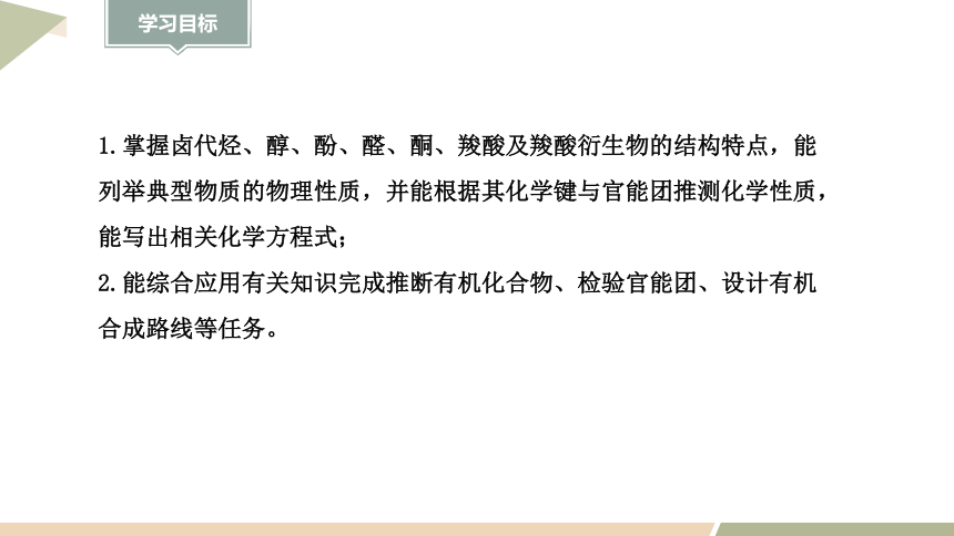 第三章  章末复习  课件 （共41张PPT）2023-2024学年高二化学人教版（2019）选择性必修3