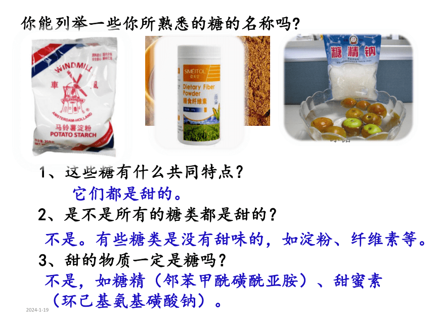 2.3细胞中的糖类和脂质课件(共53张PPT)-2023-2024学年高一上学期生物人教版（2019）必修1