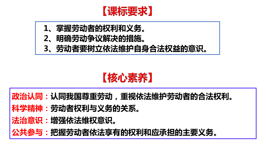 高中政治选择性必修二《法律与生活》7.2  心中有数上职场