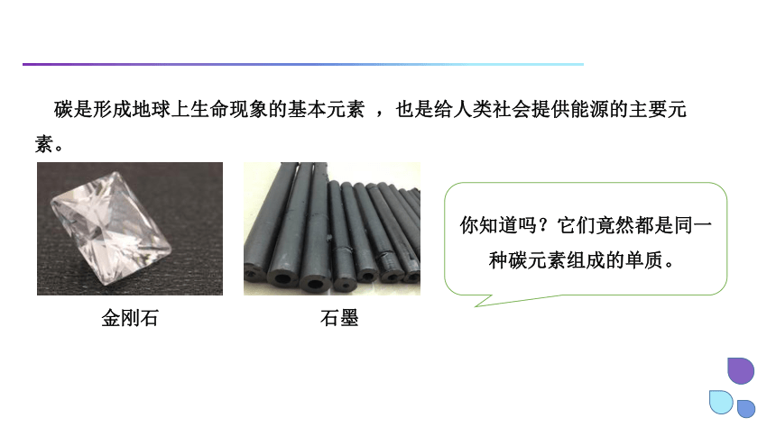 5.2 组成燃料的主要元素——碳   课件 (共30张PPT)2023-2024学年科粤版化学九年级上册