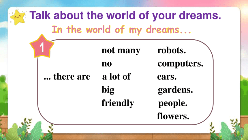Unit 6 The world of my dreams Parts 3 第二课时课件（21张PPT)