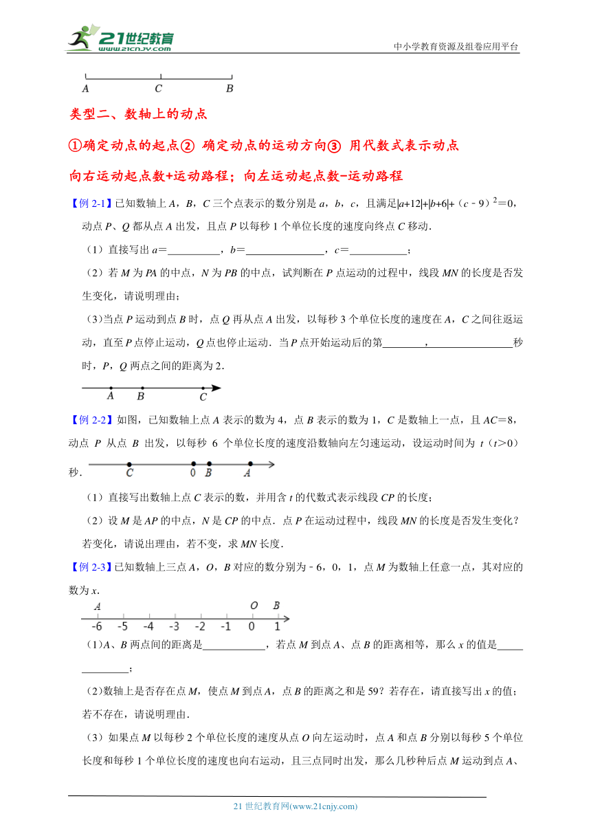 七年级数学上期末大串讲+练专题复习专题十七    直线、射线、线段上的动点问题大串讲（含解析）