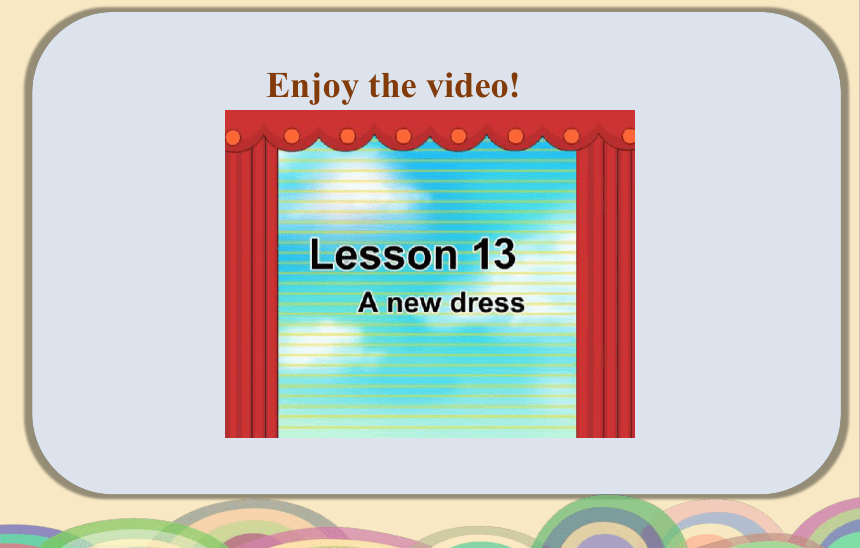 Lesson13-14课件＋音频(共30张PPT，含内嵌视频)新概念英语第一册