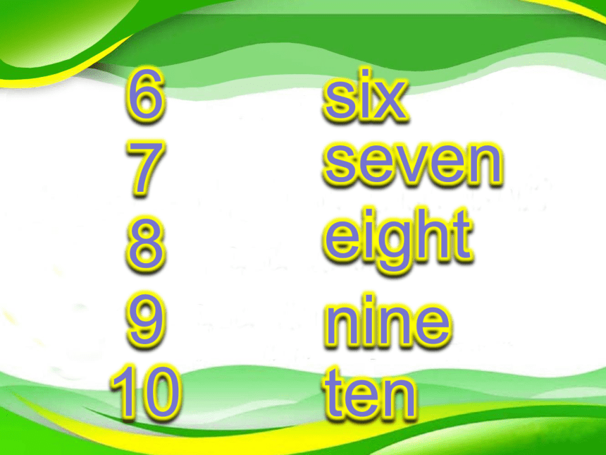 Unit 3 What’s your number? Lesson 2 课件