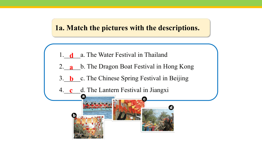 Unit 2  I think that mooncakes are delicious!  Section A (1a~2d) 课件（40张PPT，内嵌音视频）